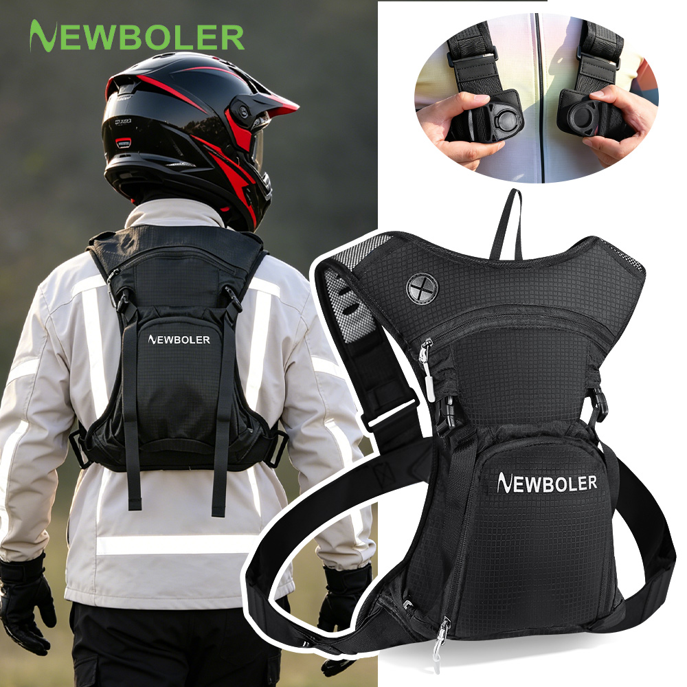 Mountain Biking Hydration Pack - NEWBOLER 8L オートバイサイクリング水分補給パック MTB オフロードモトクロスウォーターバックパックスポーツマウンテンバイクウォーターバッグ