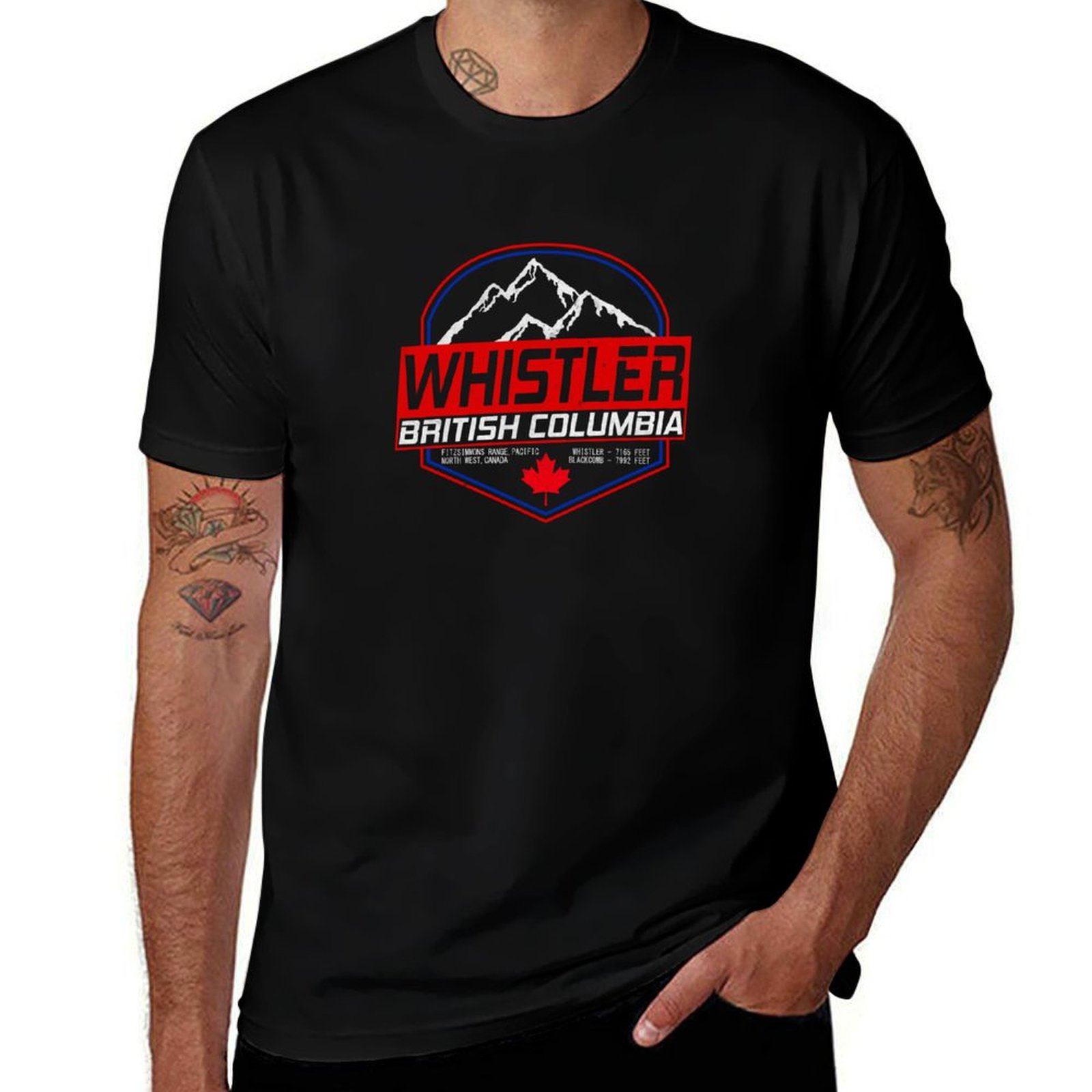 Mountain Biking Whistler - レトロ スキー ウィスラー B.C カナダ スキーとマウンテンバイクの楽園