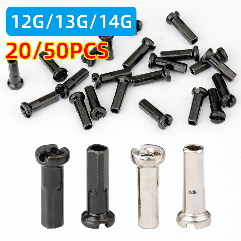 20/50 個の銅製ニップル 14G 13G MTB ロード - Spoke Nipple Brass のレビューと価格