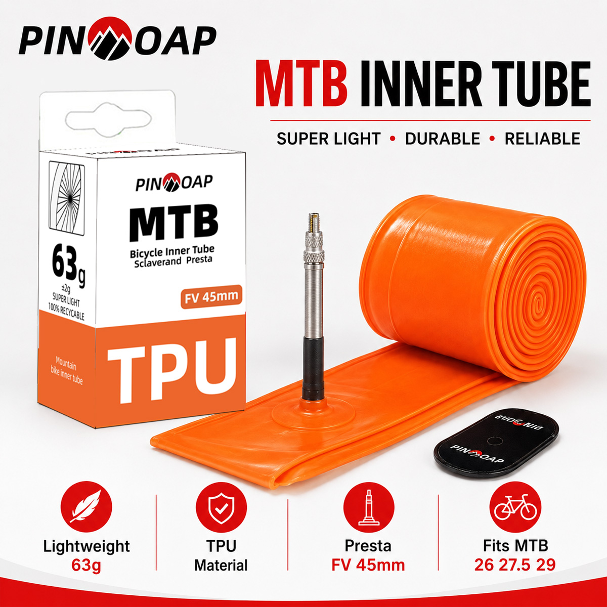 PINMOAP Mtbインナーチューブ マウンテンバイク自転 - Mountain Biking Youtube のレビューと価格