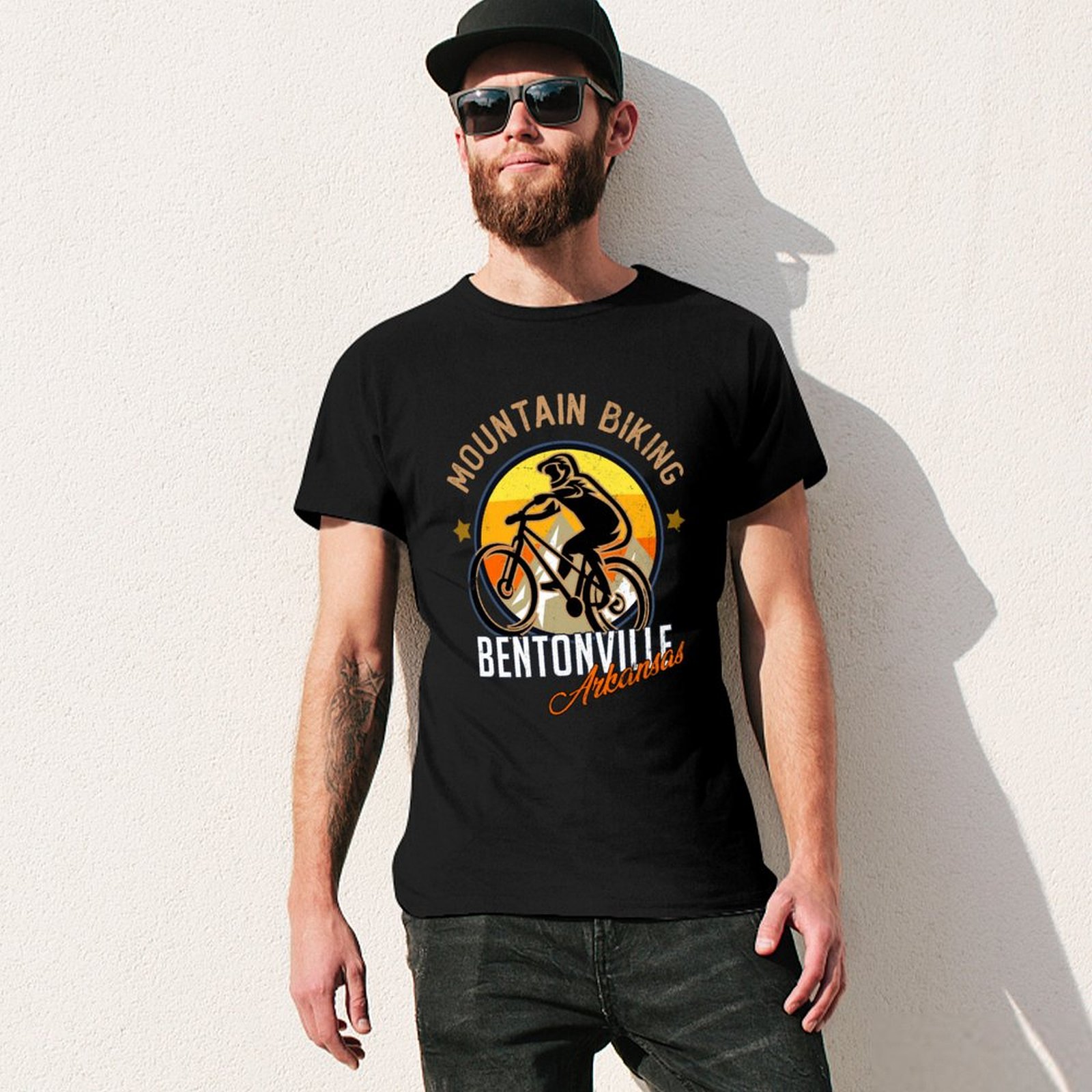 ベントンビル アーカンソー マウンテンバイク Tシャツ 吸汗 - Mountain Biking In Arkansas のレビューと価格