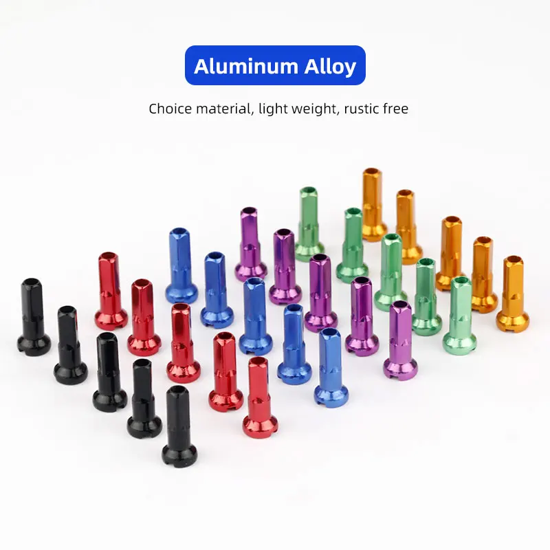 100個入り 自転車 2.0mm スポークキャップ 14G  - Spoke Nipple Brass のレビューと価格