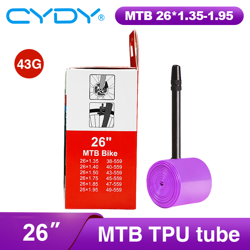 43g CYDY TPUチューブ MTB 26 27.5 バ - Mountain Biking Youtube のレビューと価格