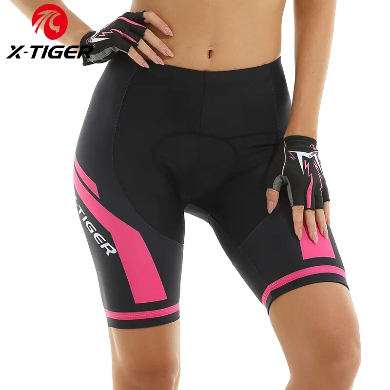 X-TIGER女性用サイクリングショーツ3Dジェルパッド入り - Mountain Biking Shorts Women のレビューと価格