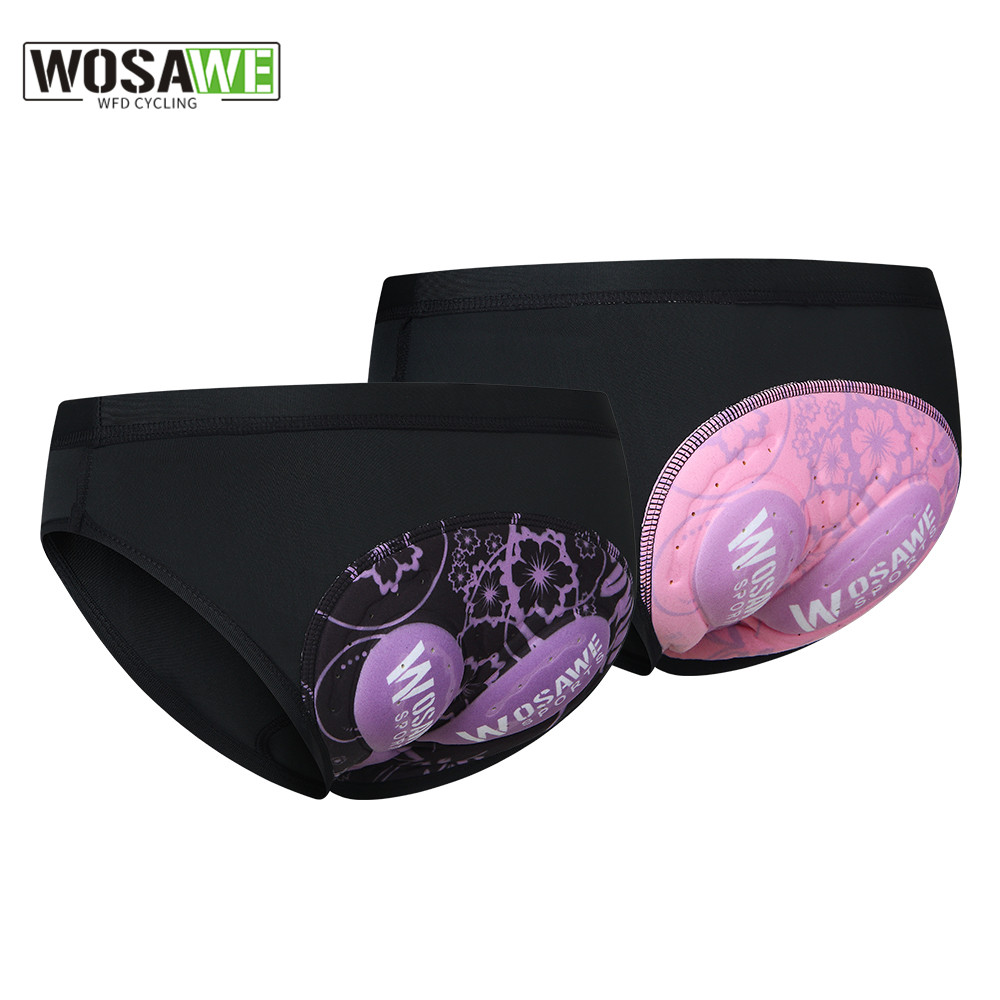 WOSAWE 女性サイクリング下着 3D パッド入り耐衝撃マ - Mountain Biking Shorts Women のレビューと価格