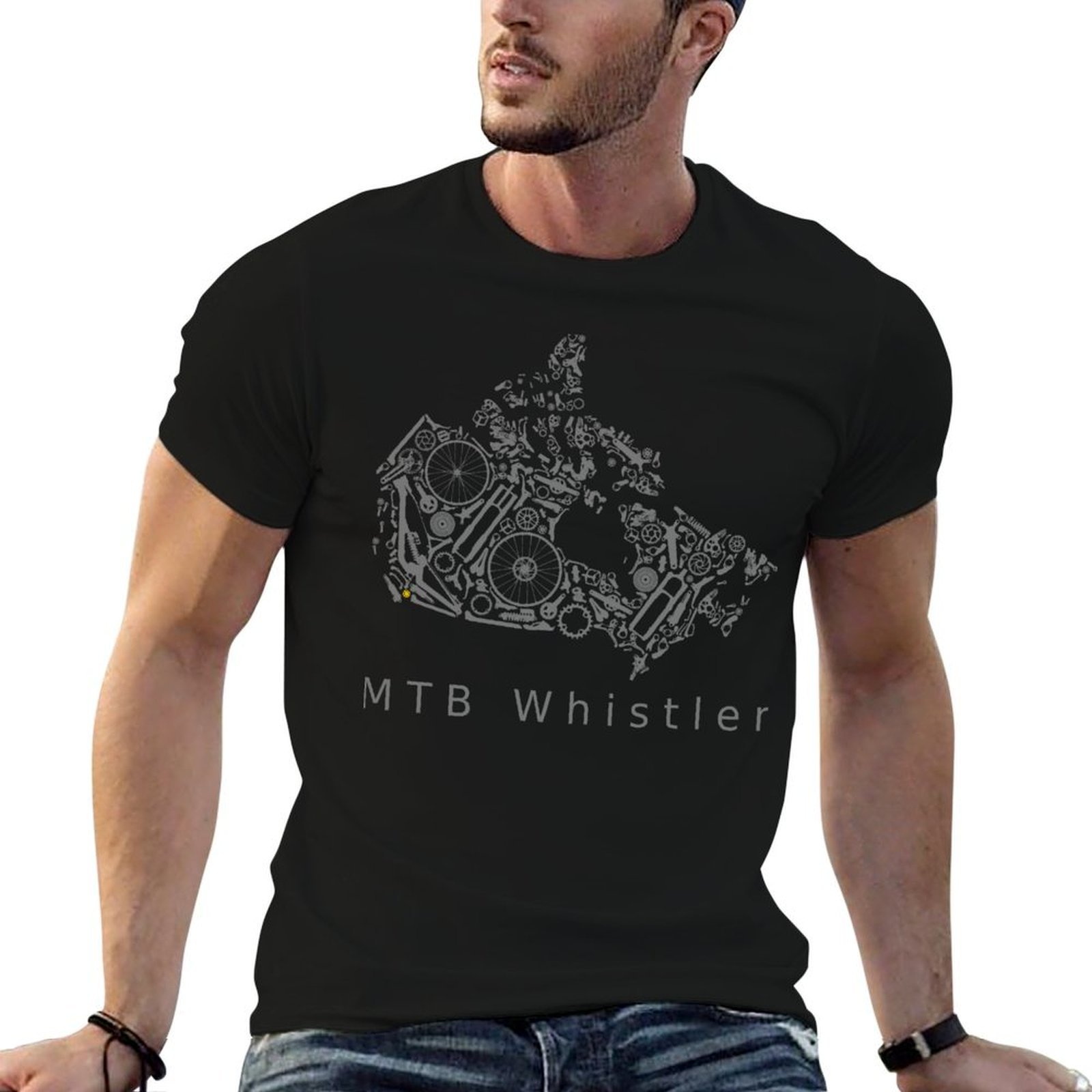 カナダ - MTB ウィスラー、マウンテンバイクの国 Tシャ - Mountain Biking Whistler のレビューと価格