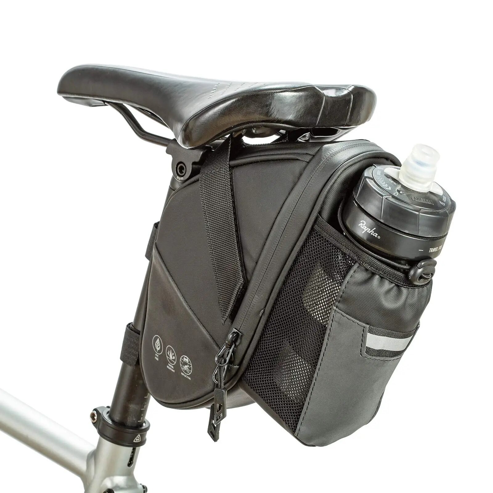 自転車サドルバッグ防水自転車リアシート下収納袋ウォーターボト - Mountain Biking Hydration Pack のレビューと価格