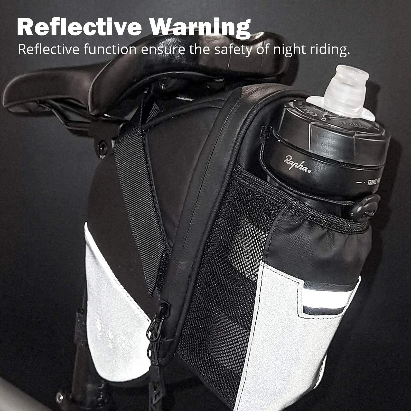 自転車サドルバッグ防水自転車リアシート下収納袋ウォーターボト - Mountain Biking Hydration Pack のレビューと価格