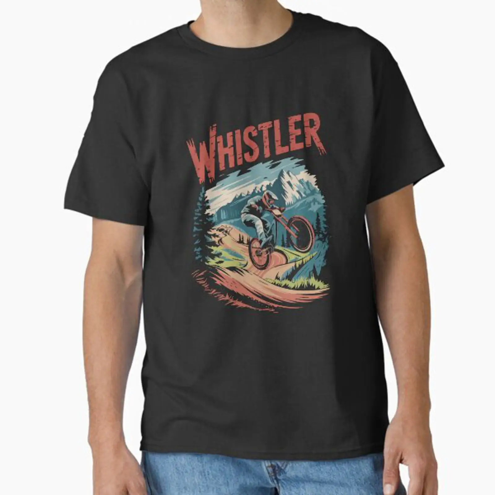 ヴィンテージ ウィスラー バイク パーク MTB Tシャツ  - Mountain Biking Whistler のレビューと価格